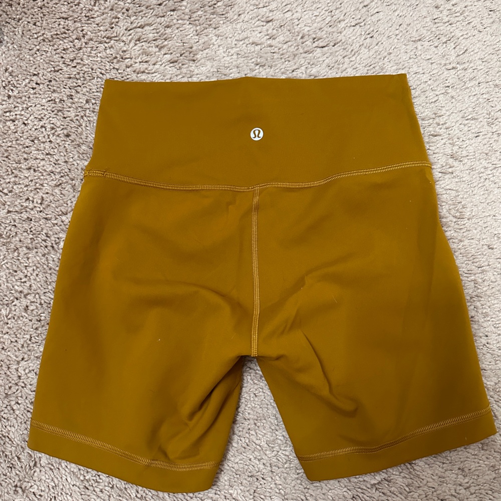 Lululemon Gold Spice Wunder Train High-Rise Size 8 Short 6” length